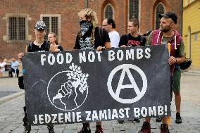 Solidarity Protest With Palestine In Wroclaw