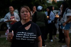 Vigil For Sonya Massey In Washington DC