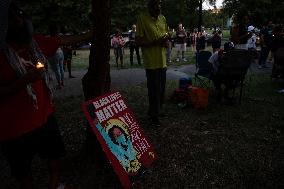 Vigil For Sonya Massey In Washington DC