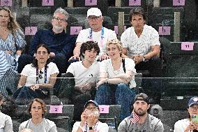 Paris 2024 - Greta Gerwig At Gymnastic