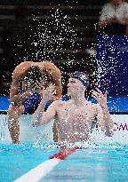 Paris 2024 - Swimming Mens 400m Freestyle - Lukas Maertens Wins Gold