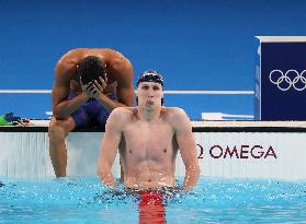 Paris 2024 - Swimming Mens 400m Freestyle - Lukas Maertens Wins Gold