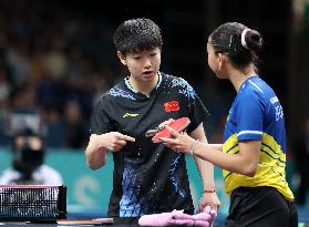 (PARIS2024)FRANCE-PARIS-OLY-TABLE TENNIS