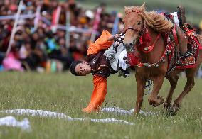 (SichuanMosaics)CHINA-SICHUAN-GARZE-RURAL FOLK EVENT (CN)