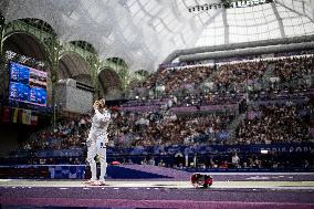 Paris 2024 - Epee - Martina Favaretto v Pauline Ranvier