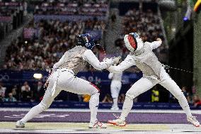 Paris 2024 - Epee - Martina Favaretto v Pauline Ranvier