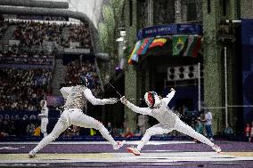 Paris 2024 - Epee - Martina Favaretto v Pauline Ranvier