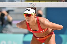 Paris 2024 - Beach Volley - Brazii v Japon