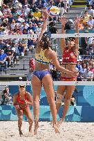 Paris 2024 - Beach Volley - Brazii v Japon