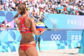 Paris 2024 - Beach Volley - Brazii v Japon