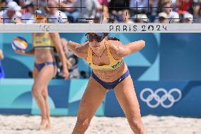 Paris 2024 - Beach Volley - Brazii v Japon