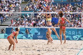 Paris 2024 - Beach Volley - Brazii v Japon