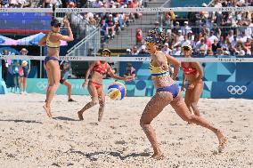 Paris 2024 - Beach Volley - Brazii v Japon