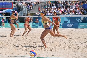 Paris 2024 - Beach Volley - Brazii v Japon