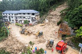 (FOCUS)CHINA-HUNAN-HENGYANG-LANDSLIDE-DEATH TOLL (CN)