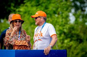 Paris 2024 - Dutch Royals At Mountain Bike Cross-Country Final