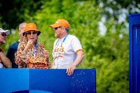 Paris 2024 - Dutch Royals At Mountain Bike Cross-Country Final