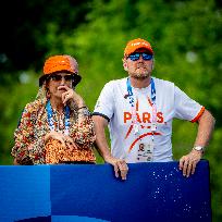 Paris 2024 - Dutch Royals At Mountain Bike Cross-Country Final
