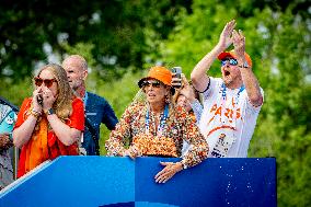 Paris 2024 - Dutch Royals At Mountain Bike Cross-Country Final