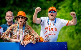 Paris 2024 - Dutch Royals At Mountain Bike Cross-Country Final