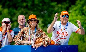 Paris 2024 - Dutch Royals At Mountain Bike Cross-Country Final