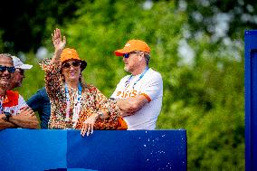 Paris 2024 - Dutch Royals At Mountain Bike Cross-Country Final