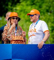 Paris 2024 - Dutch Royals At Mountain Bike Cross-Country Final