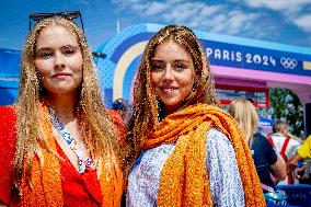 Paris 2024 - Dutch Royals At Mountain Bike Cross-Country Final