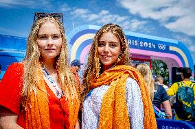 Paris 2024 - Dutch Royals At Mountain Bike Cross-Country Final