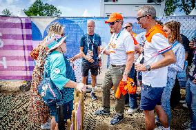Paris 2024 - Dutch Royals At Mountain Bike Cross-Country Final