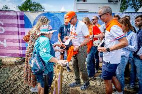 Paris 2024 - Dutch Royals At Mountain Bike Cross-Country Final
