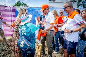 Paris 2024 - Dutch Royals At Mountain Bike Cross-Country Final