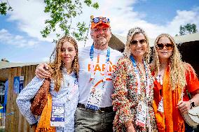 Paris 2024 - Dutch Royals At Mountain Bike Cross-Country Final