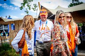 Paris 2024 - Dutch Royals At Mountain Bike Cross-Country Final