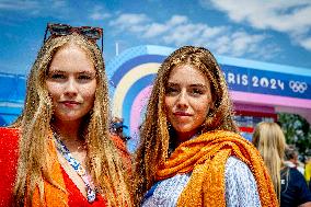 Paris 2024 - Dutch Royals At Mountain Bike Cross-Country Final