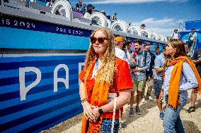 Paris 2024 - Dutch Royals At Mountain Bike Cross-Country Final