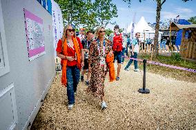 Paris 2024 - Dutch Royals At Mountain Bike Cross-Country Final