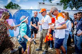 Paris 2024 - Dutch Royals At Mountain Bike Cross-Country Final