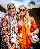 Paris 2024 - Dutch Royals At Mountain Bike Cross-Country Final