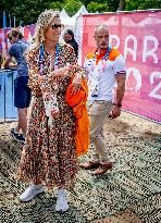 Paris 2024 - Dutch Royals At Mountain Bike Cross-Country Final