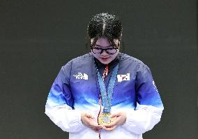 Paris 2024 - Shooting - Oh Ye Jin Wins Gold 10m Air Pistol