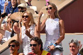 Paris 2024 - Tennis - Maria Isabel Nadal In The Stands