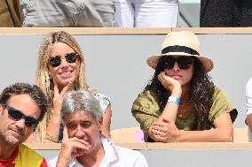 Paris 2024 - Tennis - Nadal's Wife Maria Francisca Perello In The Stands