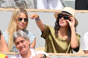 Paris 2024 - Tennis - Nadal's Wife Maria Francisca Perello In The Stands