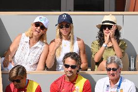 Paris 2024 - Tennis - Nadal's Wife Maria Francisca Perello In The Stands