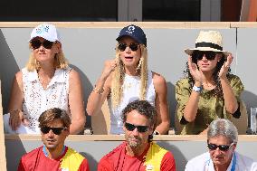 Paris 2024 - Tennis - Nadal's Wife Maria Francisca Perello In The Stands