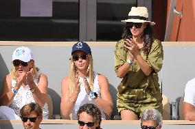 Paris 2024 - Tennis - Nadal's Wife Maria Francisca Perello In The Stands