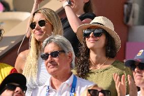 Paris 2024 - Tennis - Nadal's Wife Maria Francisca Perello In The Stands