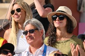 Paris 2024 - Tennis - Nadal's Wife Maria Francisca Perello In The Stands