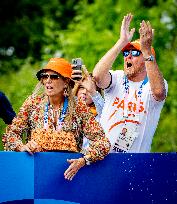 Paris 2024 - Dutch Royals At Mountain Bike Cross-Country Final